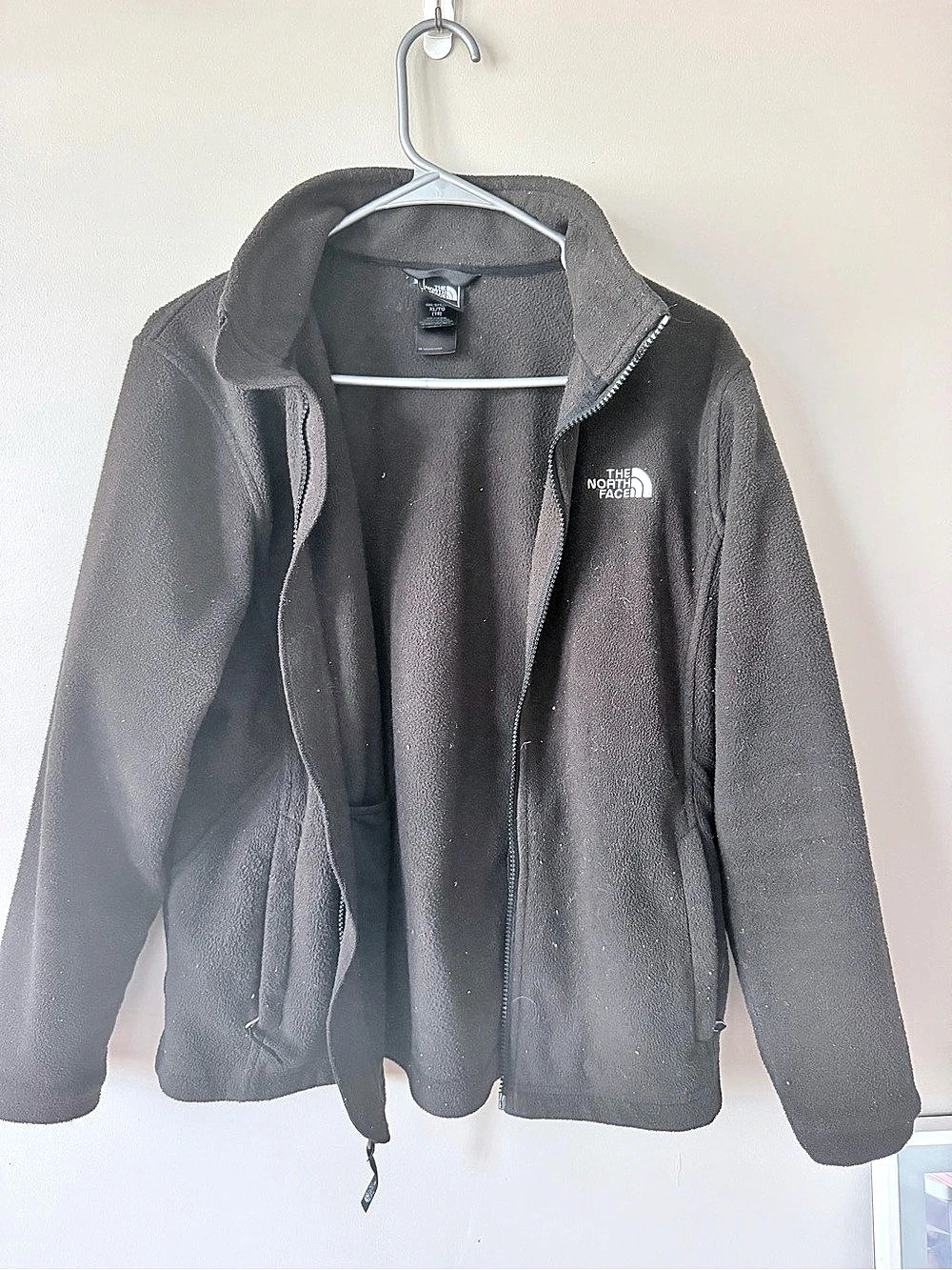 The North Face Youth Glacier Full-Zip Fleece Jacket Girls XL Black